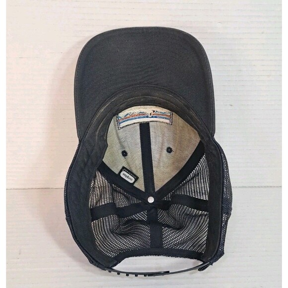 Patagonia Logo Trucker Hat Forge Grey Snapback Adjustable One Size Cap Fishing - Picture 5 of 5